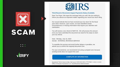 are there fake stimulus checks being sent